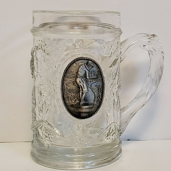 Vintage Mug Stein Glass Golffer Mug - Picture 1 of 5